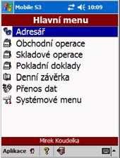 Hlavni menu