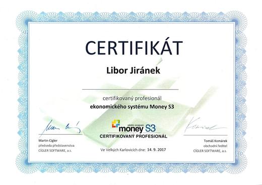 Certifikovaný profesionál 2017 Money S3 Libor Jiránek.JPG