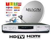 HD satelitní komplet + HD Skylink