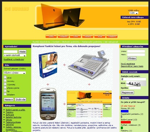 Eshop konektor pro Money S3
